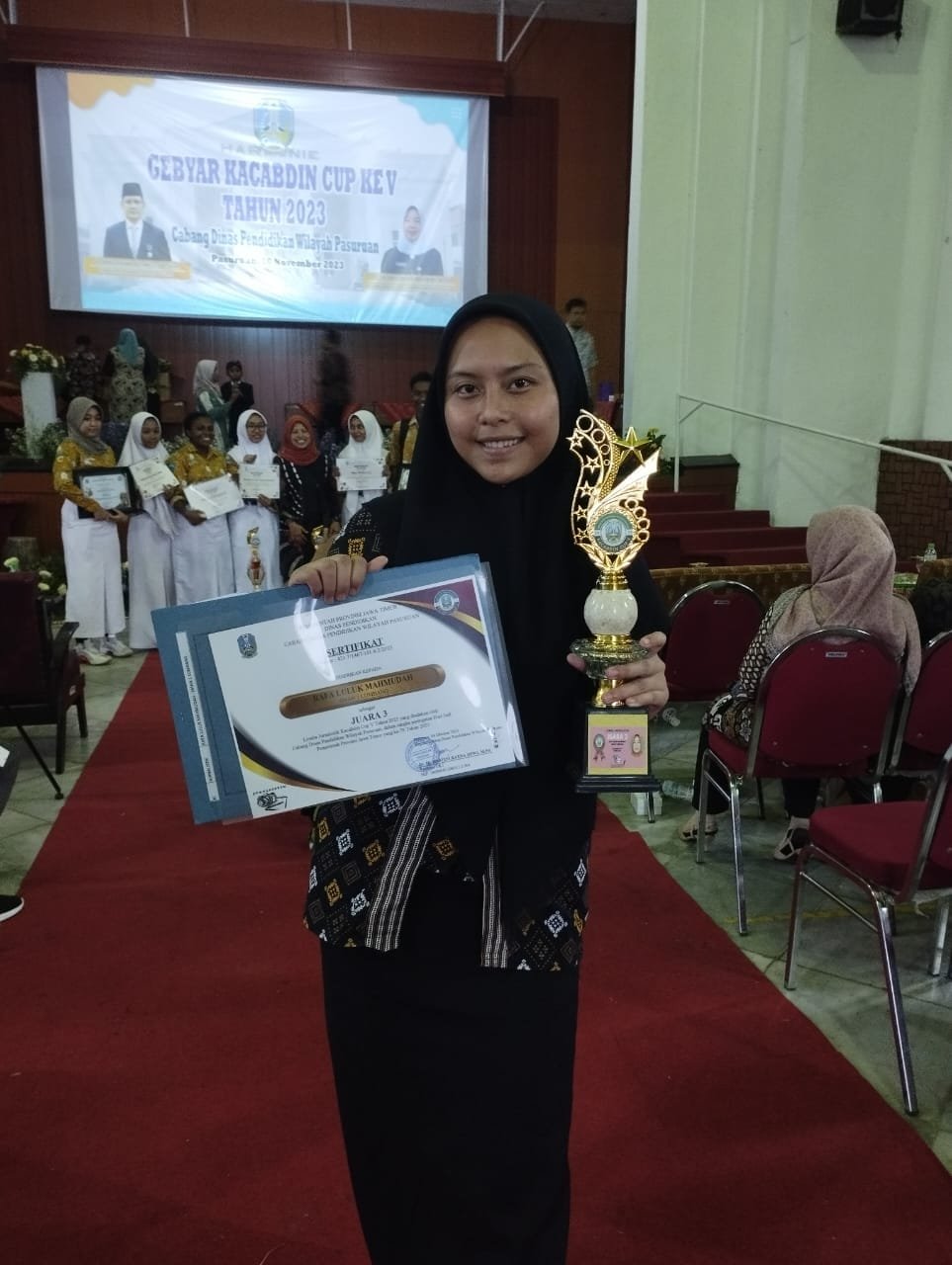 Siswa SMAN 1 Lumbang Raih Juara 3 Lomba Jurnalistik Kacabdin Cup V 2023